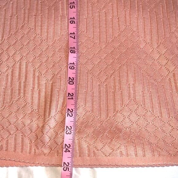 Alfred Dunner Womens Pink Textured Short-Sleeve Knit Top Size XL - Picture 6 of 7
